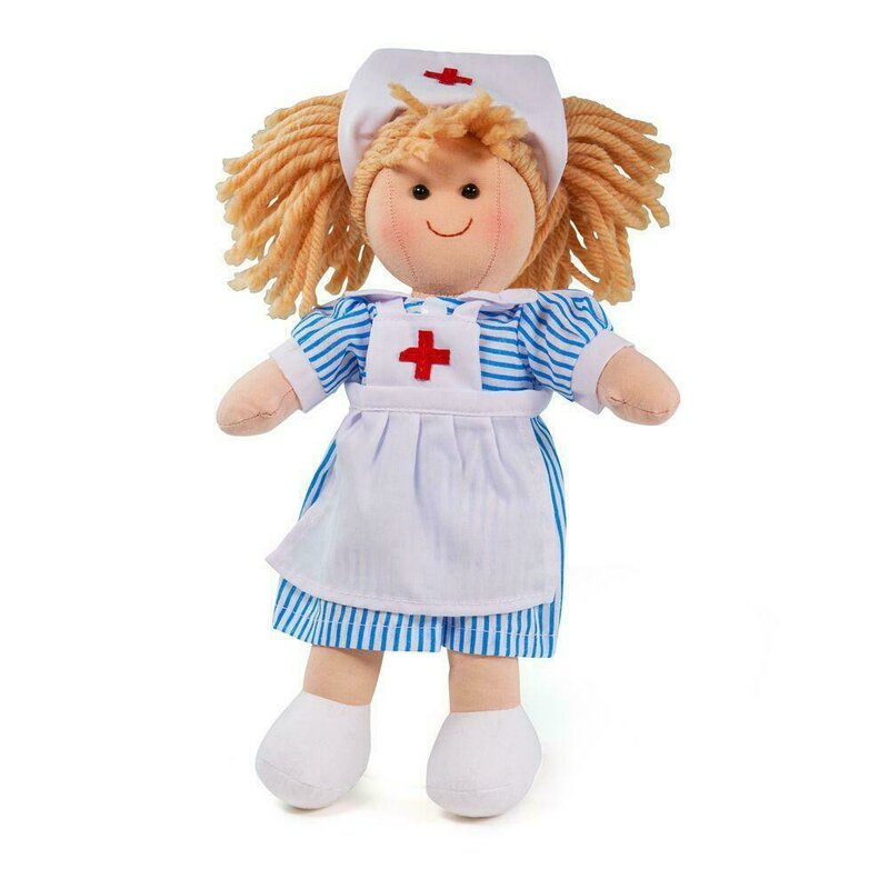 Bigjigs - papusa nurse nancy