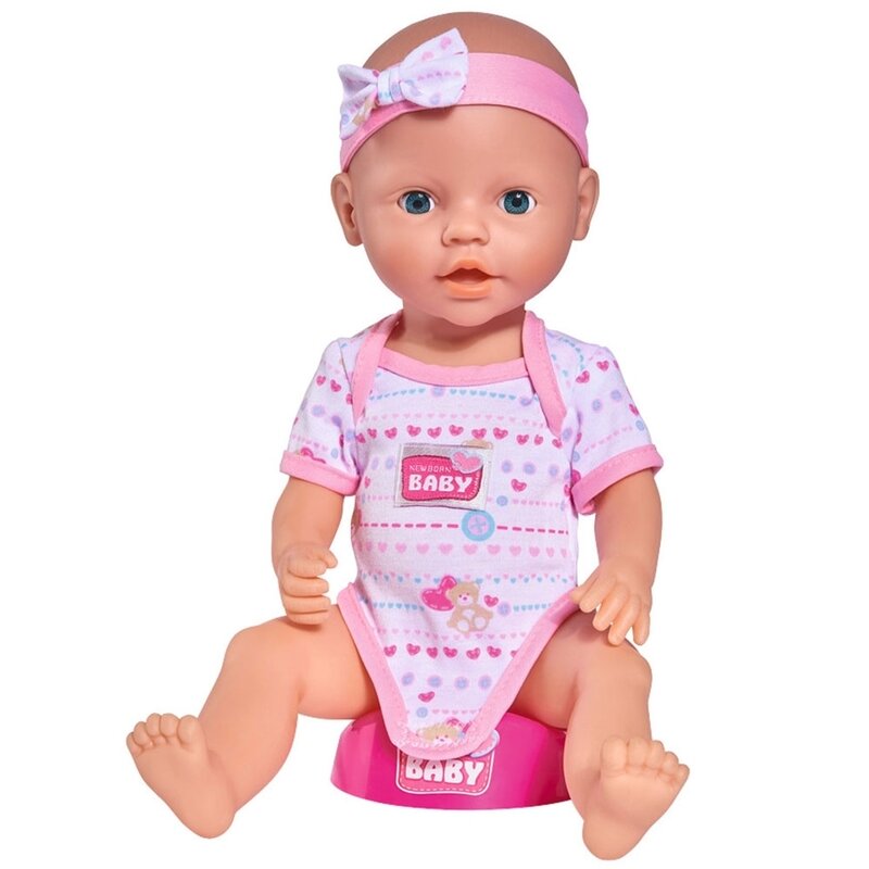 Simba - Papusa bebelus Baby Doll, Cu accesorii, 43 cm