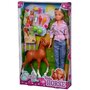 Simba - Papusa Steffi Love Little Horse,  Cu accesorii, Cu figurina, 29 cm - 4