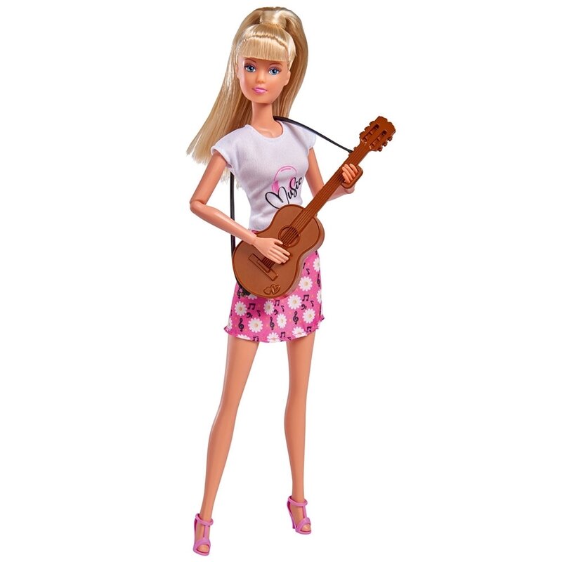 Simba - papusa steffi love music cu accesorii, 29 cm