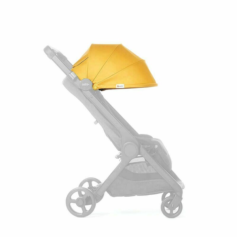 Ergobaby - parasolar metro+, pentru carucior, upf 50+, galben
