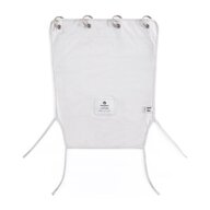 Parasolar textil, Petite&Mars, Din Bumbac, Pentru soare si vant, Universal, Protectie UV SPF40+, Potrivit pentru carucioare si scaune auto, 45 × 51 cm, Champagne