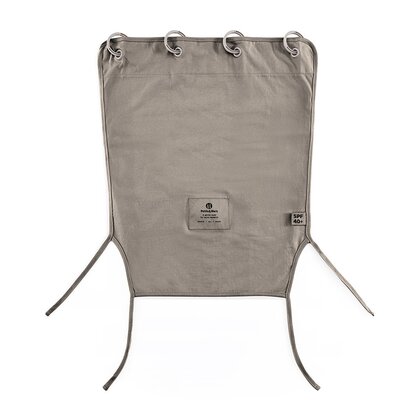 Parasolar textil, Petite&Mars, Din Bumbac, Pentru soare si vant, Universal, Protectie UV SPF40+, Potrivit pentru carucioare si scaune auto, 45 × 51 cm, Mocha Mousse