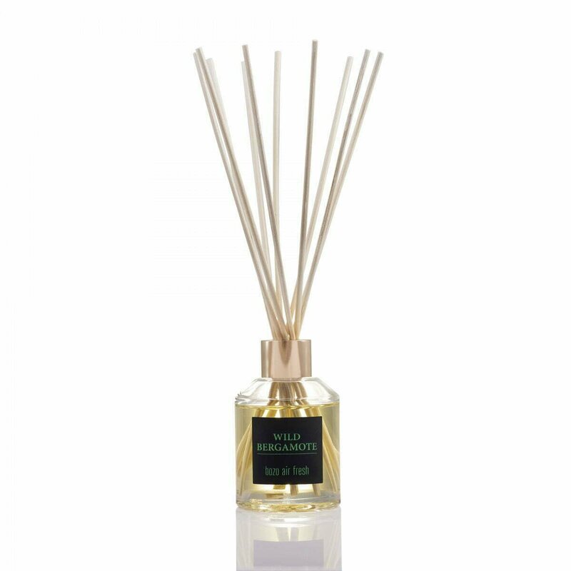 Bozo - Parfum ambiental cu difuzor cu bete de trestie cu aroma Reed Diffuser - Wild Bergamote, , 100ml