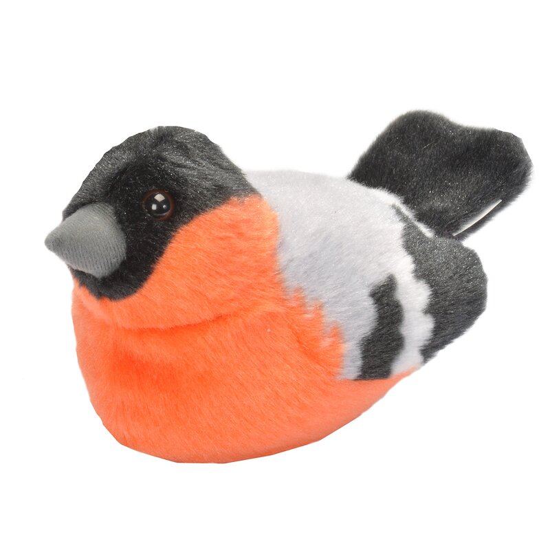 Wild republic - jucarie din plus interactiva mugurar - bullfinch , cu sunet