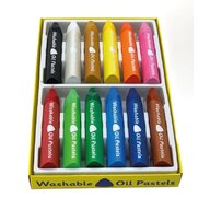 Nexus - Set Creioane Pasteluri uleioase triunghiulare lavabile