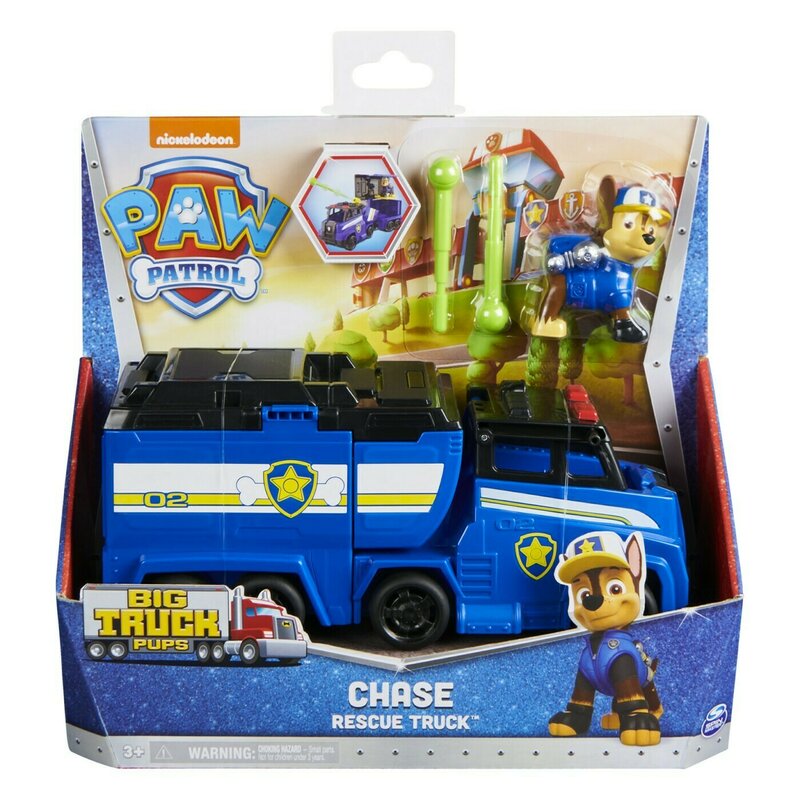 Spin master - patrula catelusilor big truck pups chase