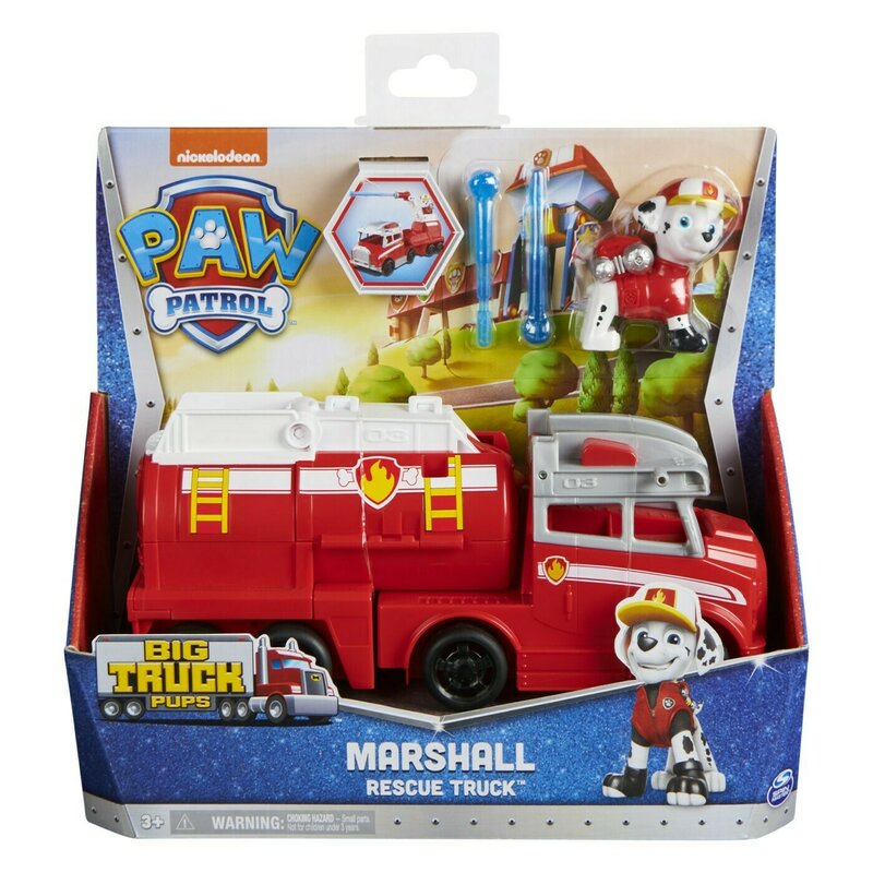 Spin master - patrula catelusilor big truck pups marshall