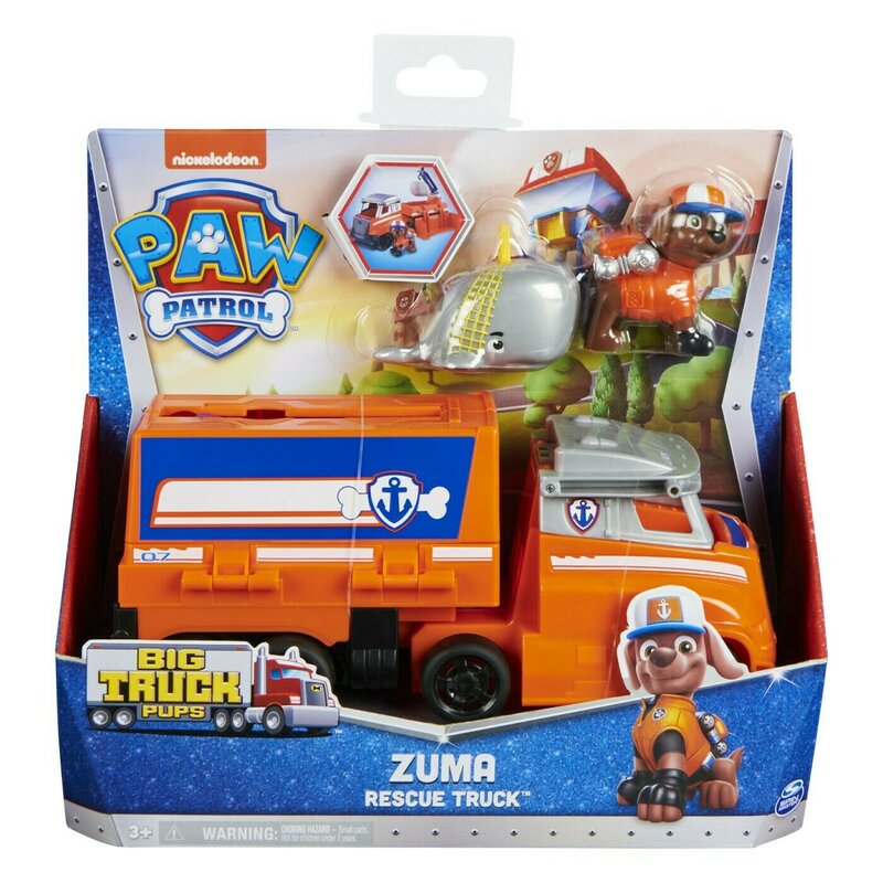 Spin master - patrula catelusilor big truck pups zuma