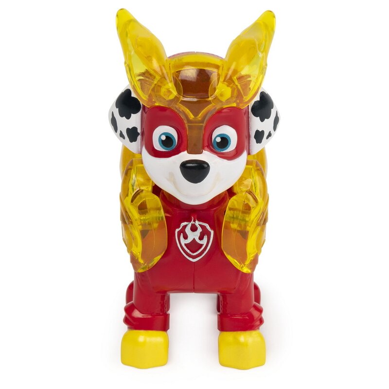 Spin master - figurina interactiva marshall , paw patrol , charged up, multicolor