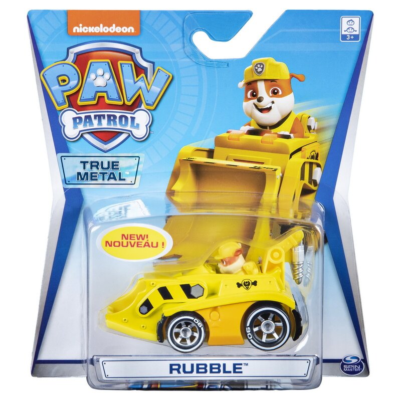 Spin master - macheta rubble , paw patrol , metalica
