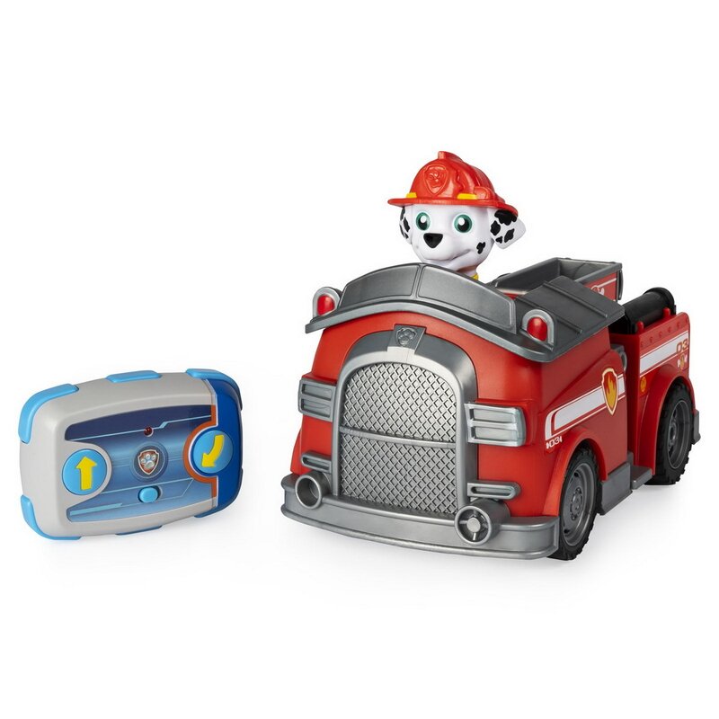Spin master - masina de pompieri marshall , paw patrol , cu telecomanda
