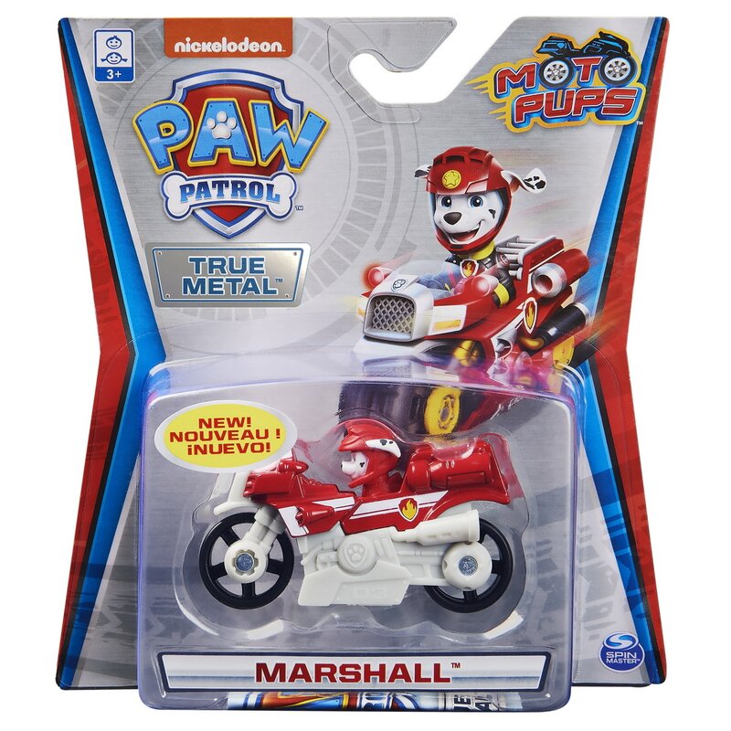 Spin master - patrula catelusilor motocicleta metalica marshall