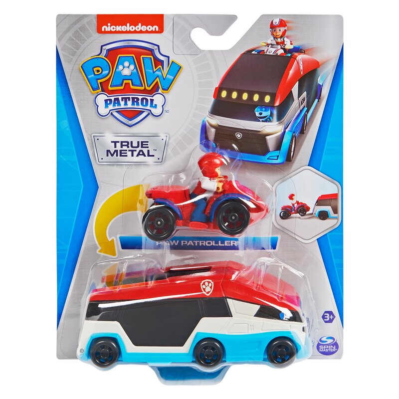 Spin master - patrula catelusilor vehicul de patrulare cu figurina metalica