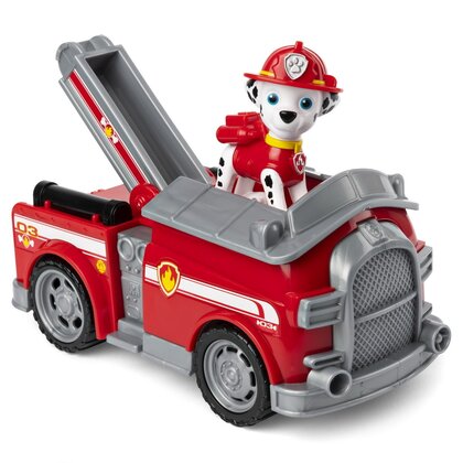 Spin master - Masina de pompieri , Paw Patrol , Cu figurina Marshall