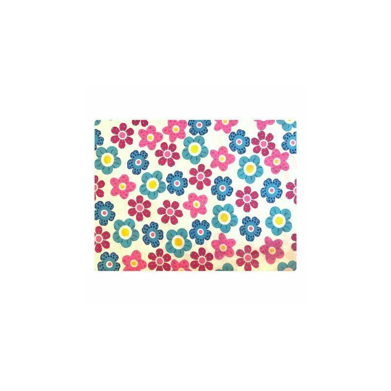 Deseda - patura de bumbac pentru bebelusi floricele