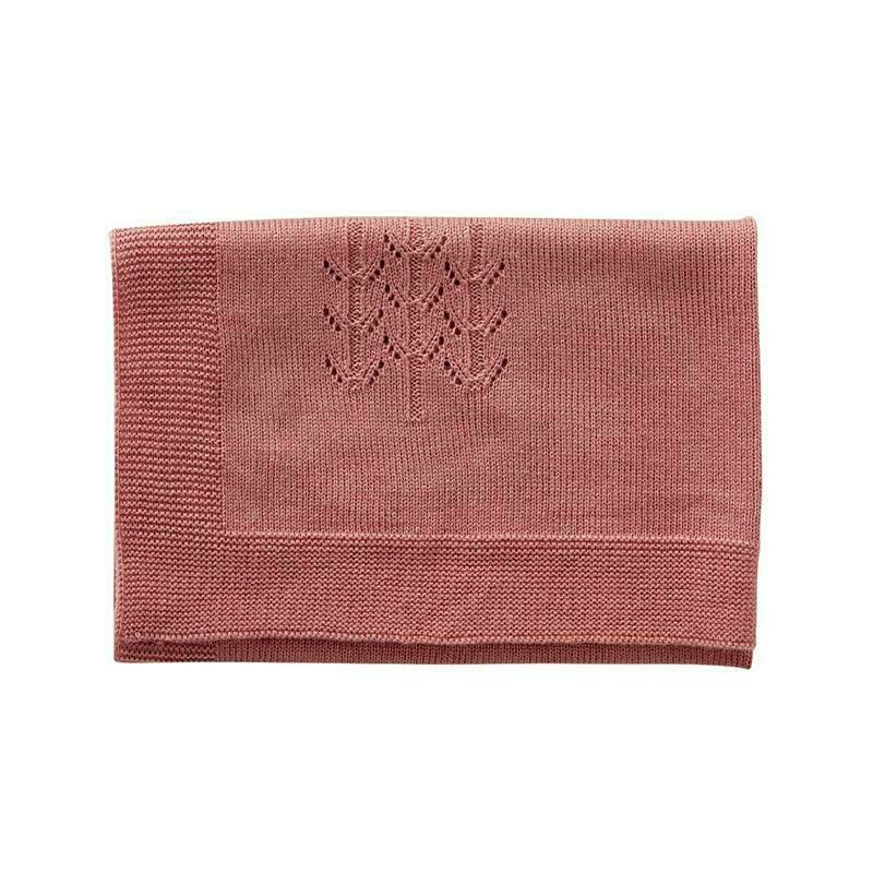 byAstrup - Patura papusi tricotata 60x60 cm roz, +2 ani,