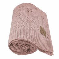 Paturica, Bocioland, Milano, Pentru copii, Moale, Din bambus si bumbac, Cu proprietati de termoreglare, Antialergica si antibacteriana, Dimensiune mare 80 x 100 cm, Pink