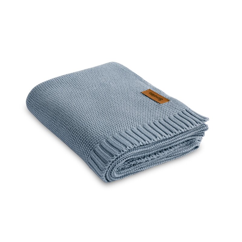 Sensillo - paturica jeans din bambus, bumbac, 100x80 cm