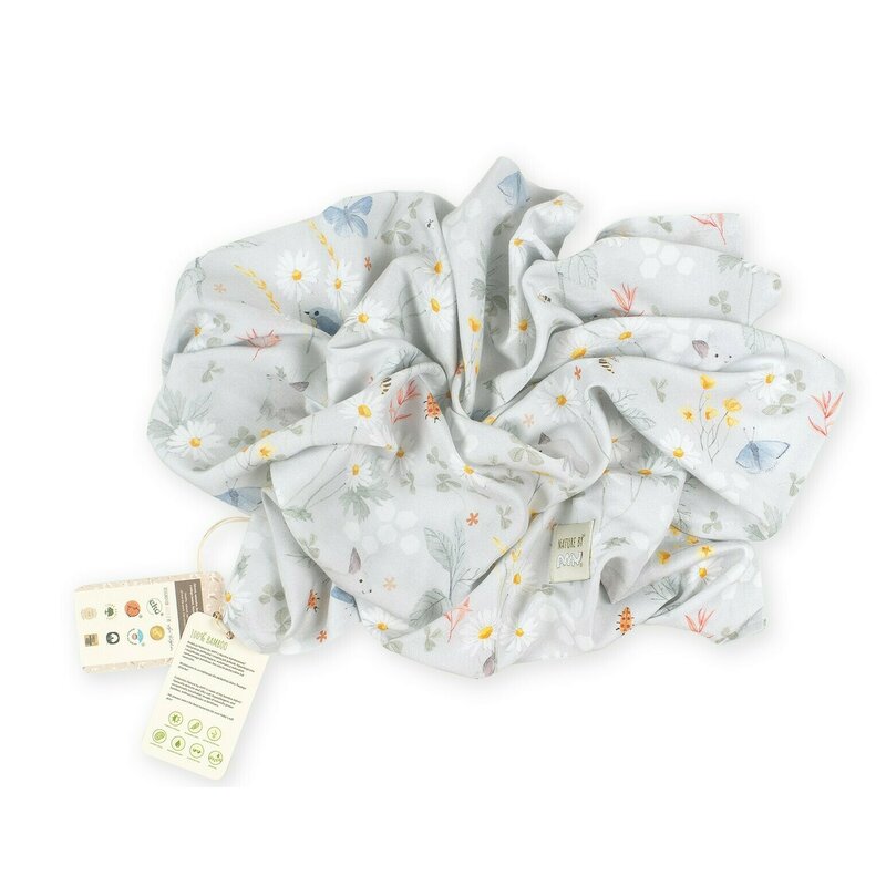 Paturica din bambus nature bamboo by amy, lunca gri 70x70cm