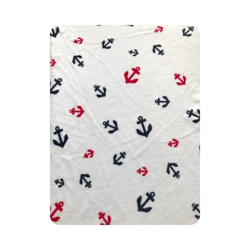 Deseda - paturica din plush cocolino ancore