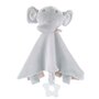 Paturica, Free2Play, Elephant, Moale, Cu zornaitoare, Cu jucarie dentitie, 33 x 33 x 8 cm, Grey