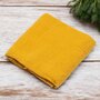 Paturica moale bebe, New Baby, Cu multiple intrebuintari, 60x60 cm, Din muselina, 100% bumbac, Mustard - 2