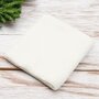 Paturica moale bebe, New Baby, Cu multiple intrebuintari, 60x60 cm, Din muselina, 100% bumbac organic, White - 2