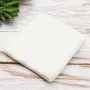 Paturica moale bebe, New Baby, Cu multiple intrebuintari, 60x60 cm, Din muselina, 100% bumbac organic, White - 2