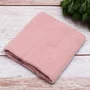 Paturica moale bebe, New Baby, Cu multiple intrebuintari, 60x60 cm, Din muselina, 100% bumbac, Pink - 2