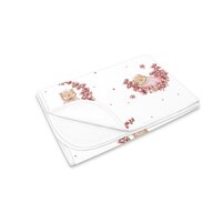 Paturica moale, MimiNu, Cu doua fete, Dimensiune 75x100 cm, Din bumbac certificat Oeko Tex Standard 100, Design, Betty