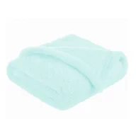 Paturica pufoasa, MimiNu, Pentru copii, Din fleece, 75 x 100 cm, Mint