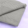 Paturica tricotata, New Baby, Antialergica si antibacteriana, Bambus, 80x100 cm, Material certificat OEKO-Tex Standard 100, 0 luni+, Grey - 3