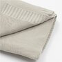 Paturica tricotata, New Baby, Antialergica si antibacteriana, Bambus, 80x100 cm, Material certificat OEKO-Tex Standard 100, 0 luni+, Light Grey - 1