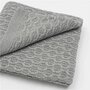 Paturica tricotata, New Baby, Cu model, Antialergica si antibacteriana, Bambus, 80x100 cm, Material certificat OEKO-Tex Standard 100, 0 luni+, Grey - 1