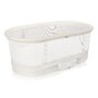 Patut balansoar, Lionelo, Coral, Cu landou ergonomic detasabil, Functie de balansare integrata, Functie de cantar, Sunete si cantece de leagan, Cu roti, Panou tactil sau telecomanda, 0-9 kg, EN 1130:2019+AC:2020,EN 16890:2017+A1:2021, Alb - 6
