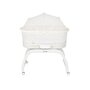 Patut balansoar, Lionelo, Coral, Cu landou ergonomic detasabil, Functie de balansare integrata, Functie de cantar, Sunete si cantece de leagan, Cu roti, Panou tactil sau telecomanda, 0-9 kg, EN 1130:2019+AC:2020,EN 16890:2017+A1:2021, Alb - 11