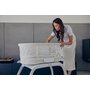 Patut balansoar, Lionelo, Coral, Cu landou ergonomic detasabil, Functie de balansare integrata, Functie de cantar, Sunete si cantece de leagan, Cu roti, Panou tactil sau telecomanda, 0-9 kg, EN 1130:2019+AC:2020,EN 16890:2017+A1:2021, Alb - 26