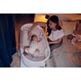 Patut balansoar, Lionelo, Coral, Cu landou ergonomic detasabil, Functie de balansare integrata, Functie de cantar, Sunete si cantece de leagan, Cu roti, Panou tactil sau telecomanda, 0-9 kg, EN 1130:2019+AC:2020,EN 16890:2017+A1:2021, Alb - 36