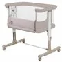 Patut co-sleeper, Lionelo, Aurora, 3 in 1, Cu leganare si setare unghiulara, Cu saltea, 0 luni+, Certificari EN 1130:2019+AC:2020, EN 16890:2, Bej - 5