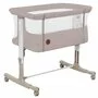 Patut co-sleeper, Lionelo, Aurora, 3 in 1, Cu leganare si setare unghiulara, Cu saltea, 0 luni+, Certificari EN 1130:2019+AC:2020, EN 16890:2, Bej - 6