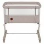 Patut co-sleeper, Lionelo, Aurora, 3 in 1, Cu leganare si setare unghiulara, Cu saltea, 0 luni+, Certificari EN 1130:2019+AC:2020, EN 16890:2, Bej - 7