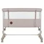 Patut co-sleeper, Lionelo, Aurora, 3 in 1, Cu leganare si setare unghiulara, Cu saltea, 0 luni+, Certificari EN 1130:2019+AC:2020, EN 16890:2, Bej - 12