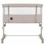 Patut co-sleeper, Lionelo, Aurora, 3 in 1, Cu leganare si setare unghiulara, Cu saltea, 0 luni+, Certificari EN 1130:2019+AC:2020, EN 16890:2, Bej - 15