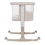Patut co-sleeper, Lionelo, Aurora, 3 in 1, Cu leganare si setare unghiulara, Include saltea cu densitate T25 si geanta transport, Reglabil in 5 pozitii, Pana la 9 kg, 0 luni+, 85x60x66 cm, Certificari EN 1130:2019+AC:2020, EN 16890:2, Bej - 16