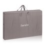 Patut co-sleeper, Lionelo, Aurora, 3 in 1, Cu leganare si setare unghiulara, Include saltea cu densitate T25 si geanta transport, Reglabil in 5 pozitii, Pana la 9 kg, 0 luni+, 85x60x66 cm, Certificari EN 1130:2019+AC:2020, EN 16890:2, Bej - 29