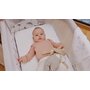 Patut co-sleeper, Lionelo, Aurora, 3 in 1, Cu leganare si setare unghiulara, Include saltea cu densitate T25 si geanta transport, Reglabil in 5 pozitii, Pana la 9 kg, 0 luni+, 85x60x66 cm, Certificari EN 1130:2019+AC:2020, EN 16890:2, Bej - 44