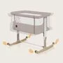 Patut co-sleeper, Lionelo, Aurora, 3 in 1, Cu leganare si setare unghiulara, Cu saltea, 0 luni+, Certificari EN 1130:2019+AC:2020, EN 16890:2, Bej - 53