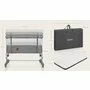 Patut co-sleeper, Lionelo, Aurora, 3 in 1, Cu leganare si setare unghiulara, Cu saltea, 0 luni+, Certificari EN 1130:2019+AC:2020, EN 16890:2, Bej - 56