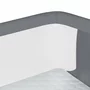 Patut co-sleeper, Lionelo, Aurora, 3 in 1, Cu leganare si setare unghiulara, Saltea cu densitate T25 si geanta transport, Reglabil in 5 pozitii pe inaltime, Pana la 9 kg, 0 luni+, 85x60x66 cm, EN 1130:2019+AC:2020, EN 16890:2, Granit - 19